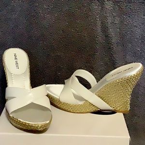 Size 7.5, NINE WEST Wedge